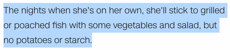 英女王伊麗莎白長壽飲食法｜在她屬於自己的夜晚，她也堅持食用烤製或水煮的魚，配上一些蔬菜或色拉，不會搭配土豆和任何澱粉類食物-香港財經時報-HKBT