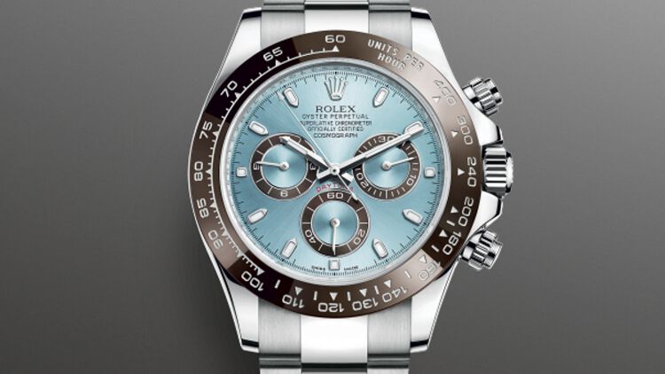 Rolex Daytona Platinum Ice Blue Dial