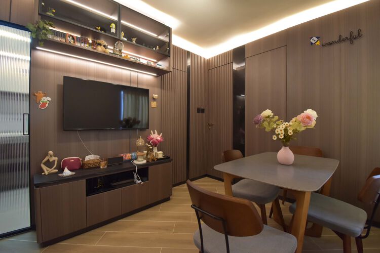 公屋裝修個案, 316呎有兩房加梗廚, 舊樓裝修, 中式風格, 裝修設計範例, 香港財經時報